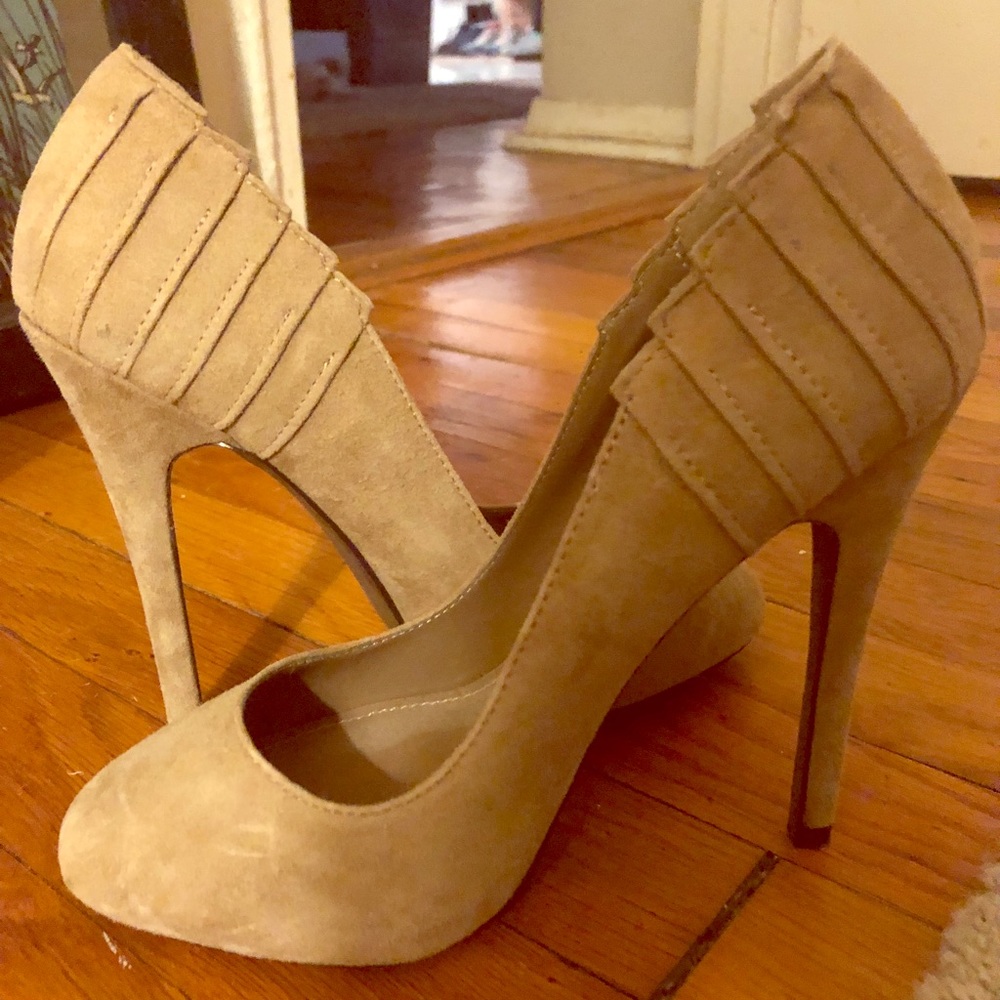 Aldo - Suede Grey Stilettos